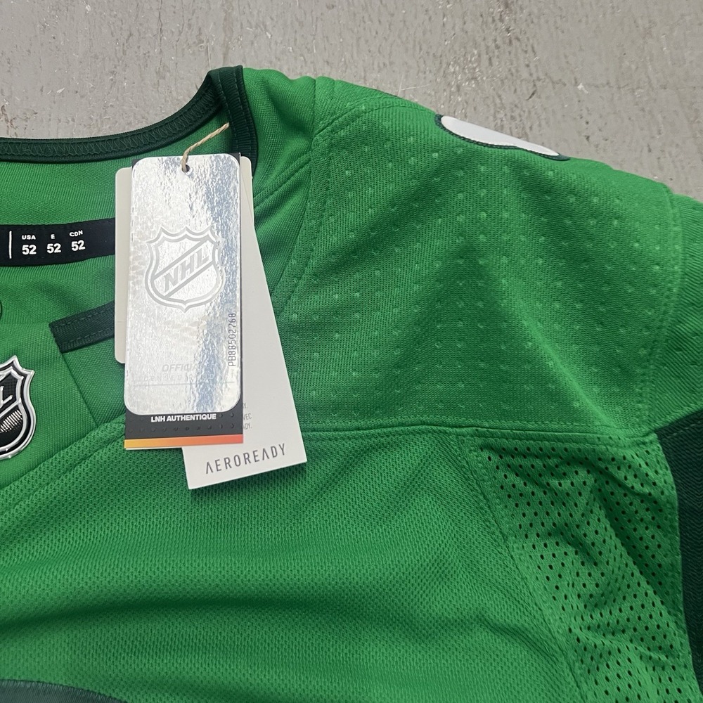 Adidas Size‎ 52 NHL NY Rangers St. Patrick's Day Authentic Jersey - Picture 3 of 6